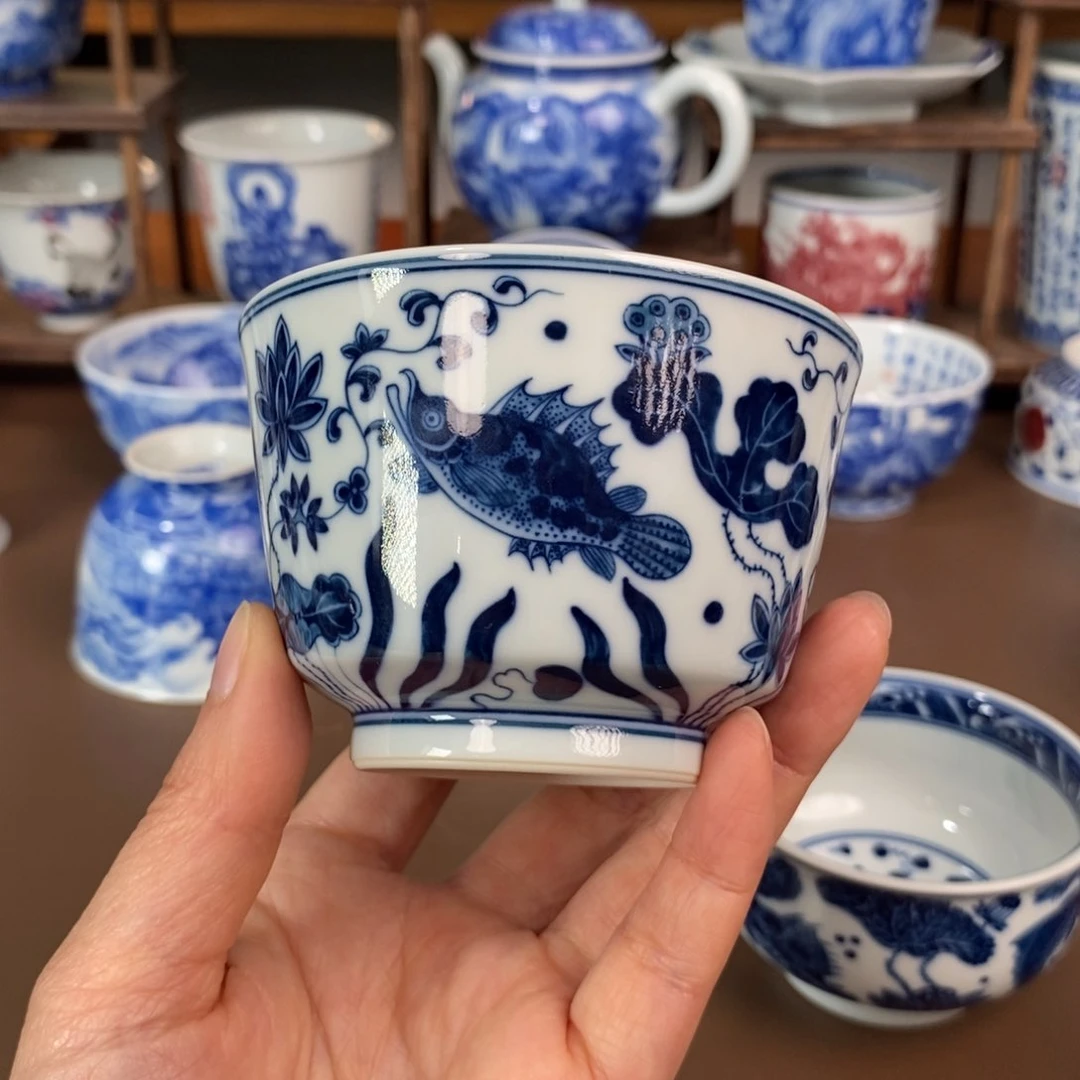 杯楊*茜景德镇陶瓷手工手绘