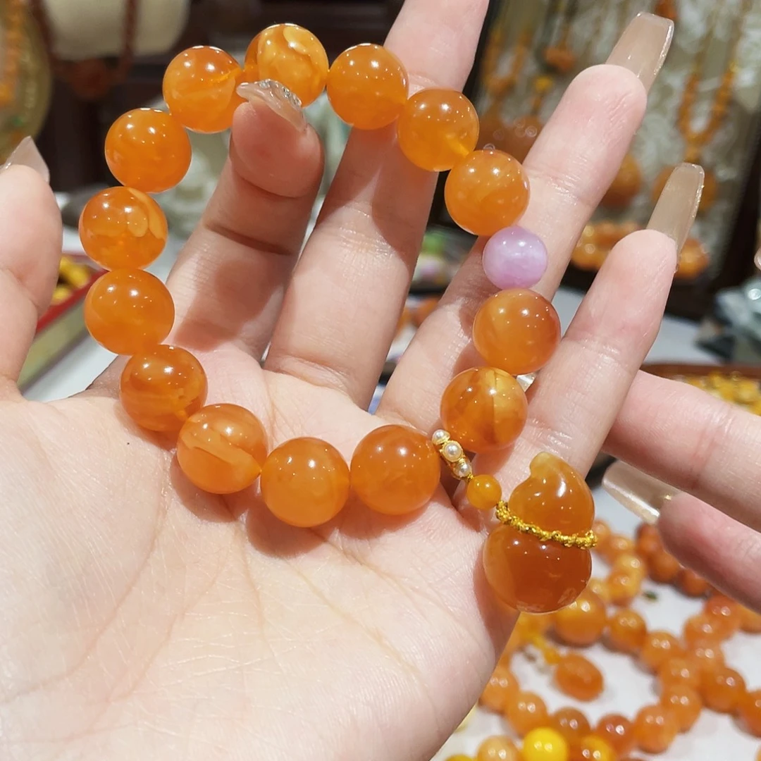 蜜蜡未镶嵌手链手串