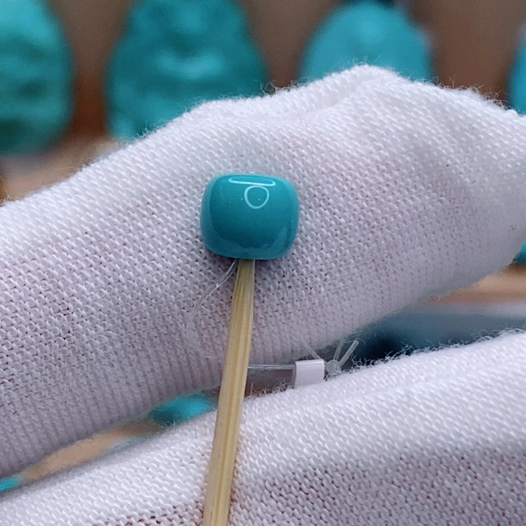 绿松石未镶嵌珠宝奇石6.6mm