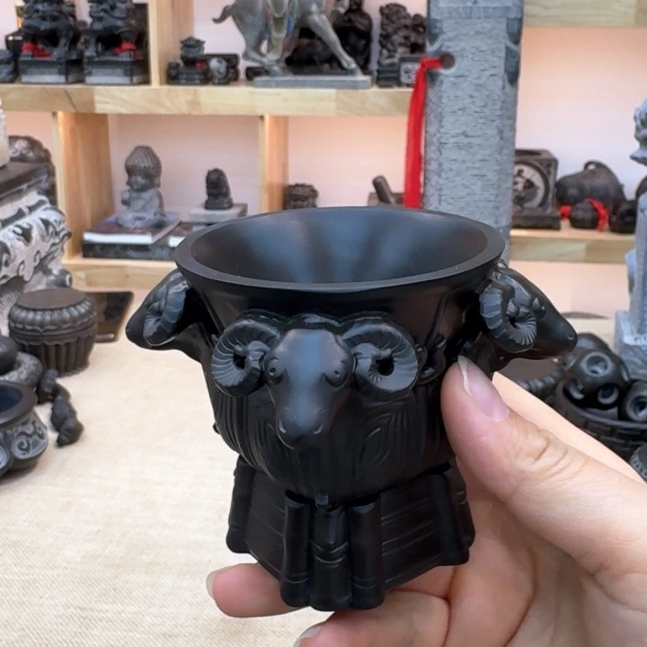 西安石晋錾石雕手工雕刻摆件