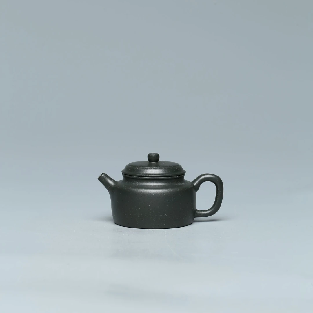 当代 WZ25 陈瑶 小德钟 墨绿泥 120cc紫砂壶 壶之华