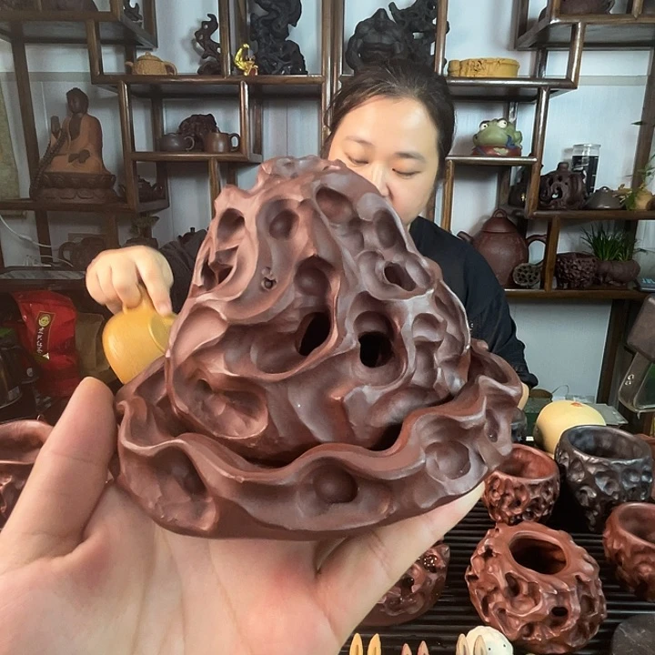 茶壶紫砂.****✨太湖石香炉