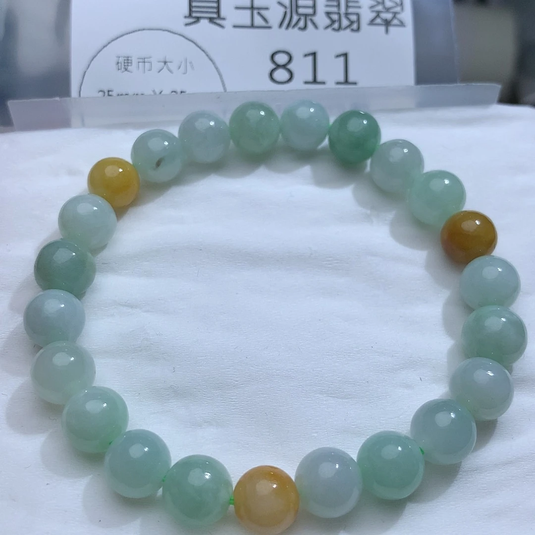 翡翠未镶嵌颈饰811。