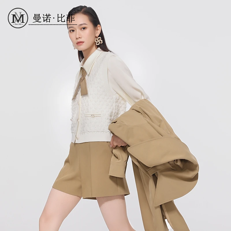 法式学院风马甲MFAM111220