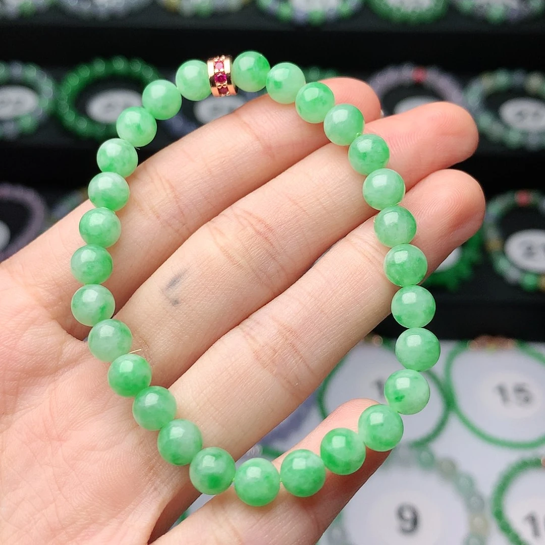 未镶嵌手链翡翠翡翠