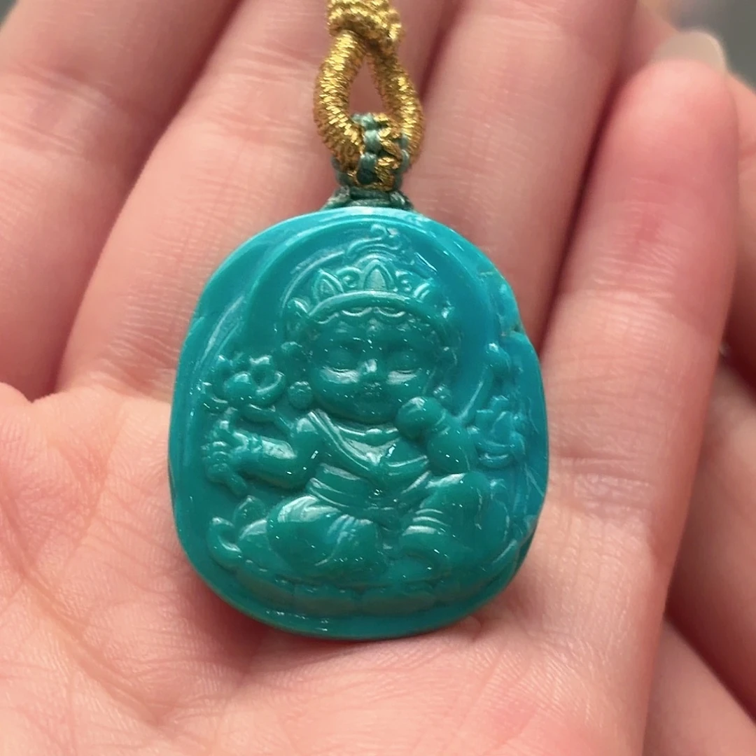 绿松石未镶嵌颈饰