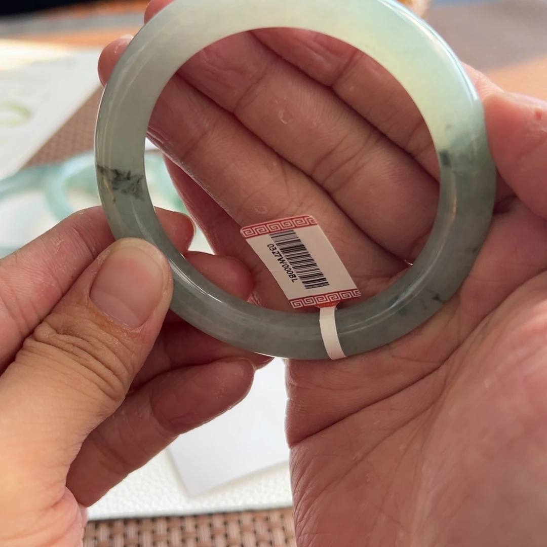 翡翠未镶嵌手镯24号 55.6