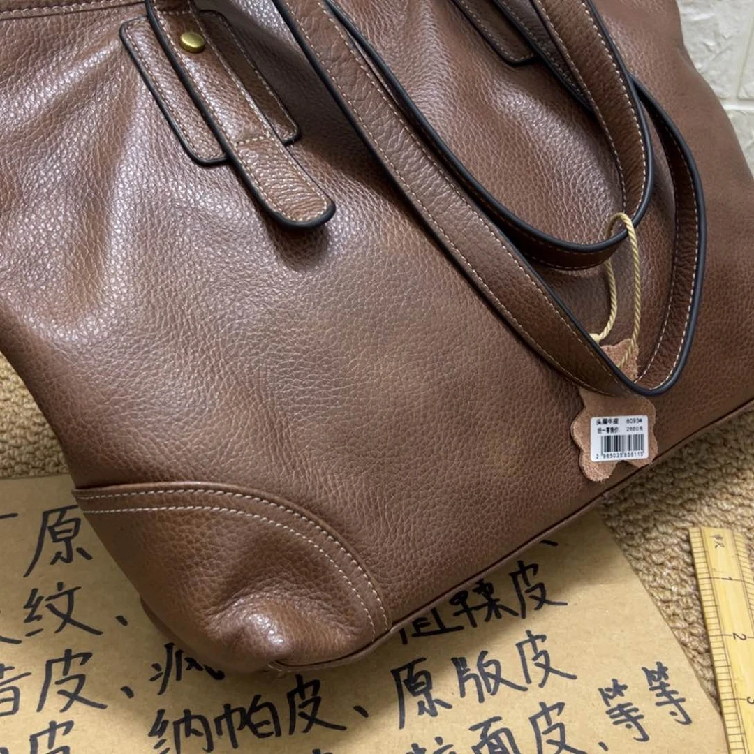 【闪购商品】头层牛皮棕色