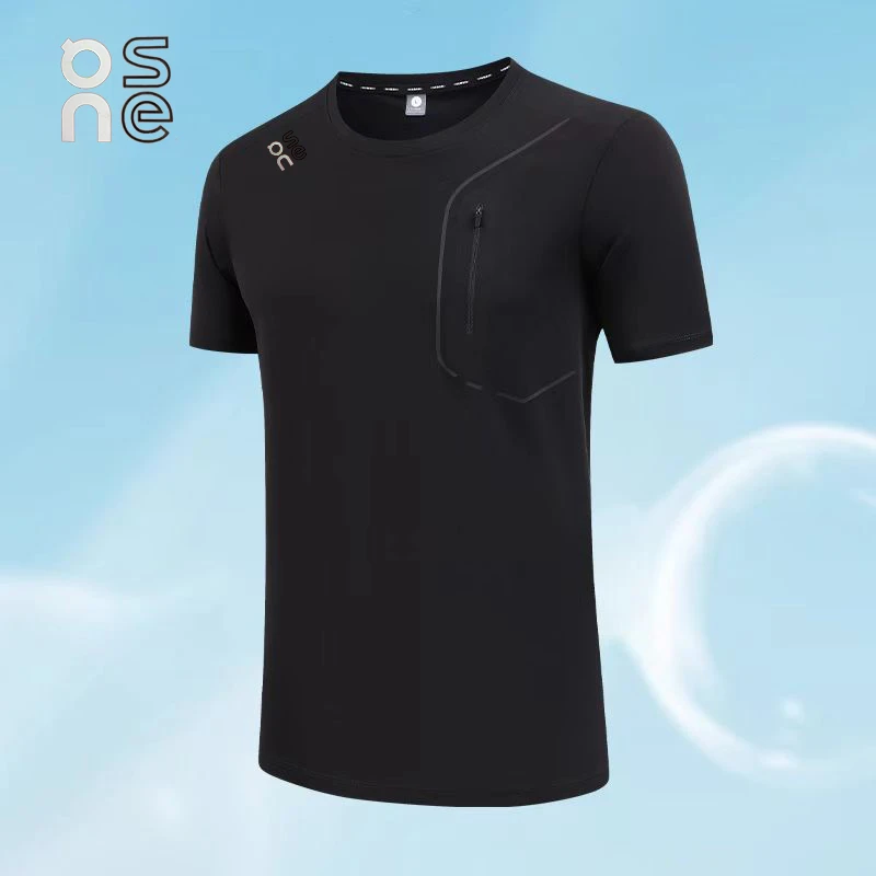 户外春夏新款机能圆领速干短袖-836