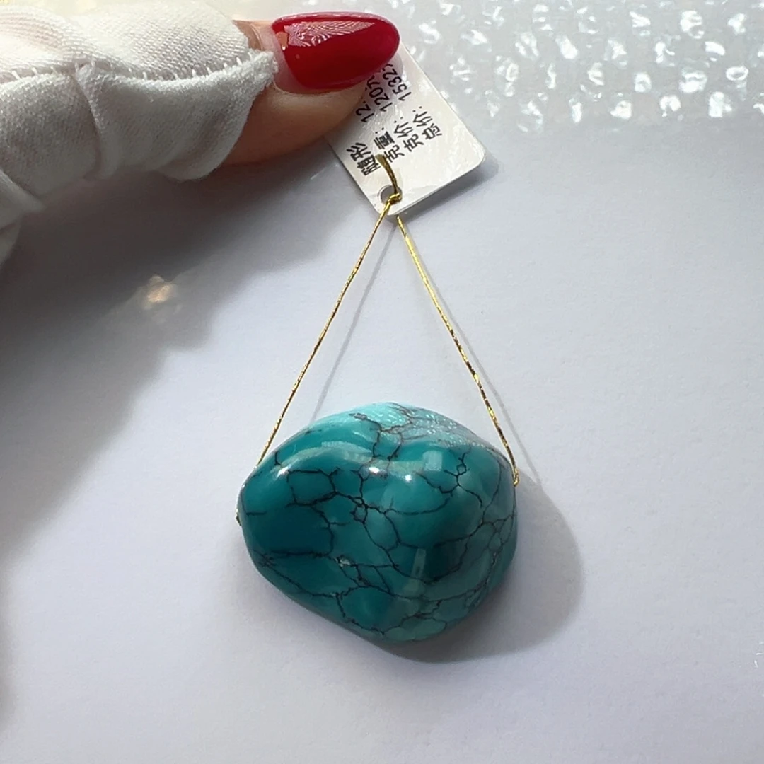 绿松石未镶嵌挂件