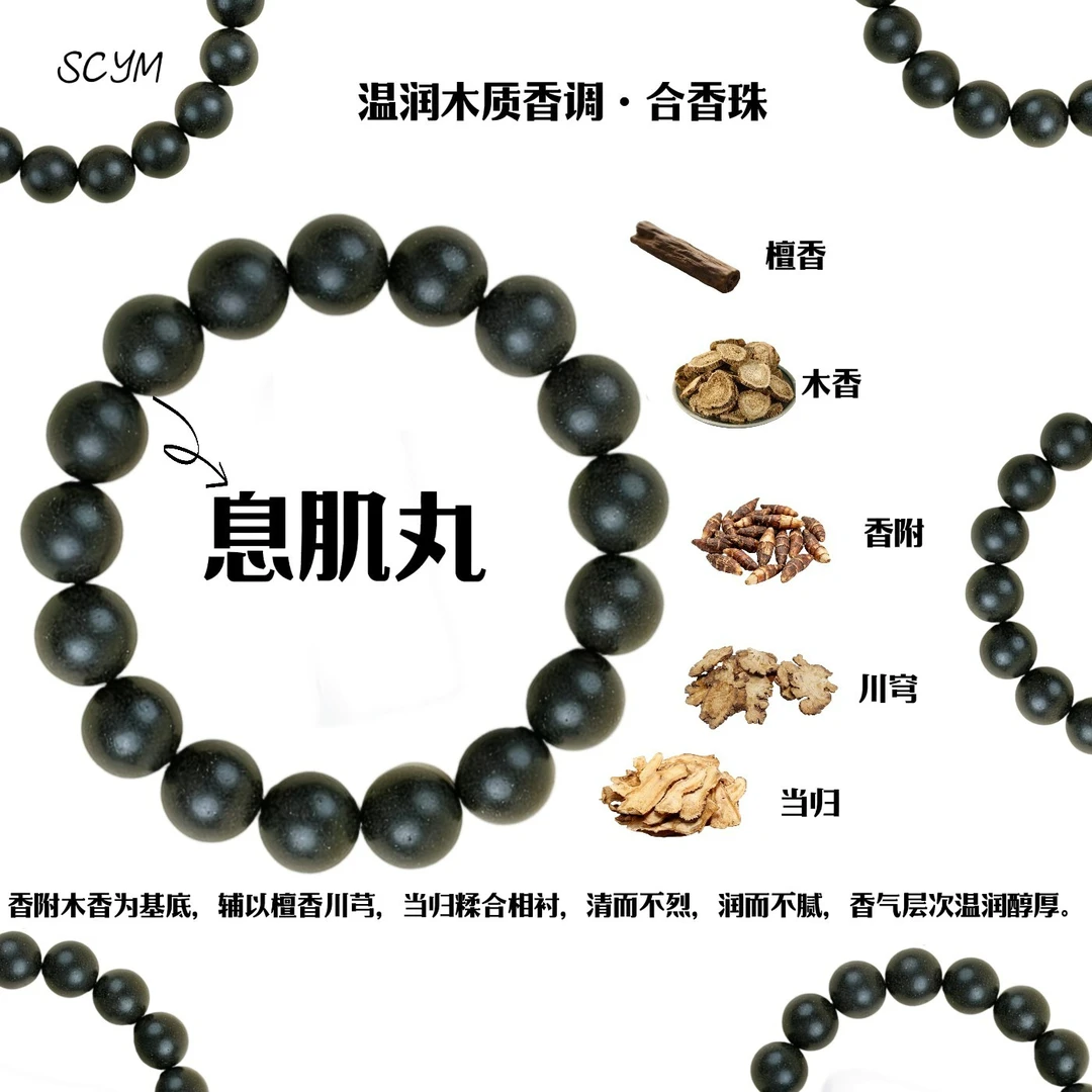 【古法手作|天然草本】息肌丸合香珠手串-甄嬛传同款-肉肉快跑~~