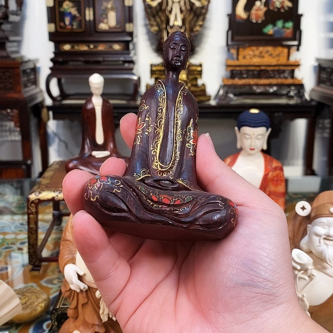 寿***馆紫檀木类成套家具小叶紫檀佛