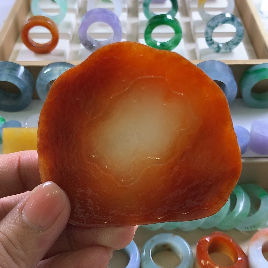 魔***物未镶嵌翡翠戒指定制翡翠翡翠