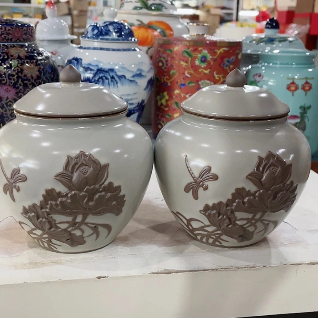 【闪购商品】罐陶瓷茶叶罐密封罐