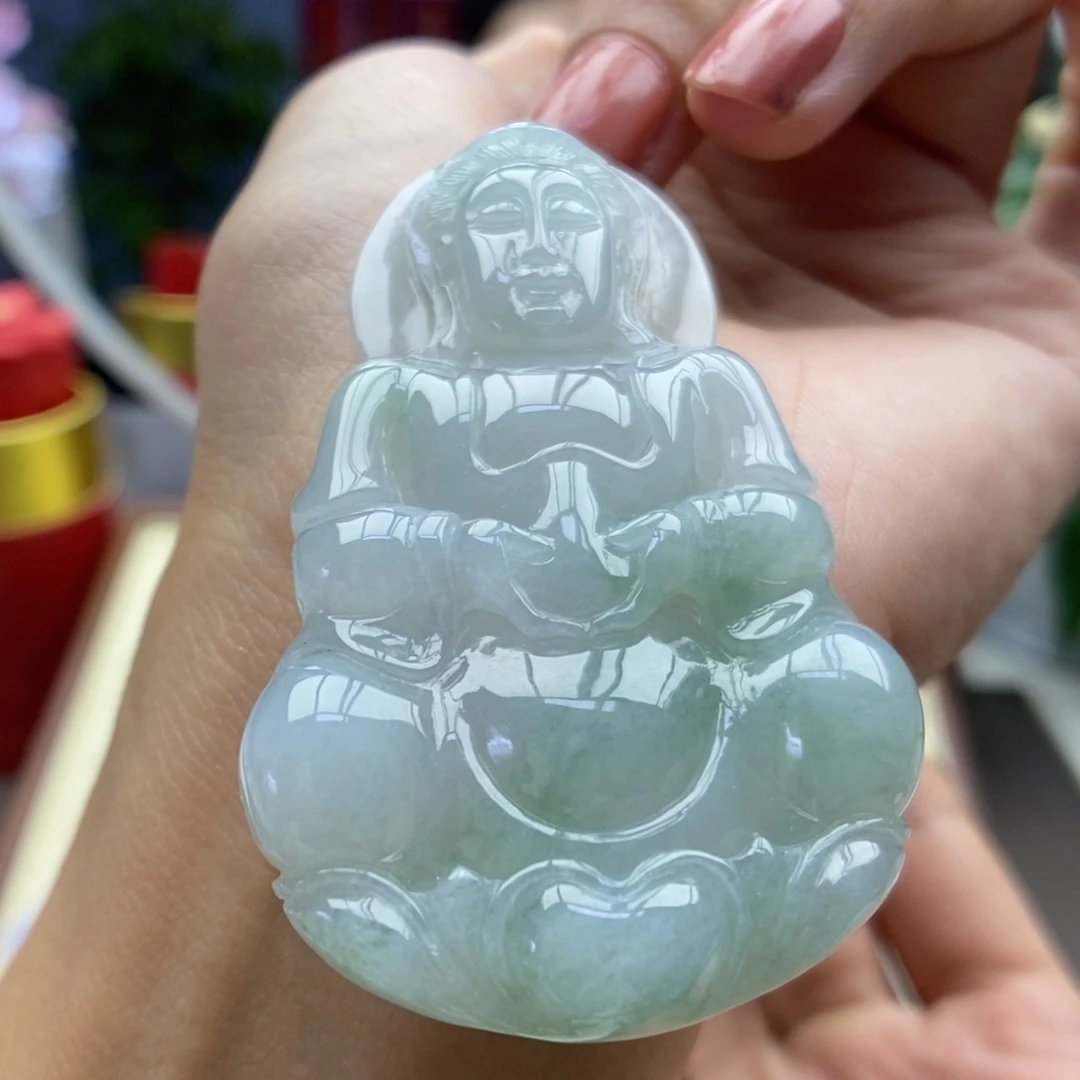 翡翠未镶嵌颈饰吊坠61