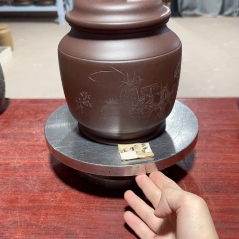 壹****紫砂茶叶罐。。。。。。。。。，