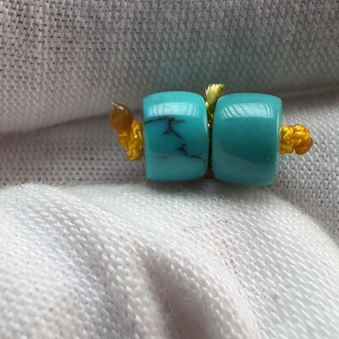 绿松石未镶嵌配饰6.7×4.5