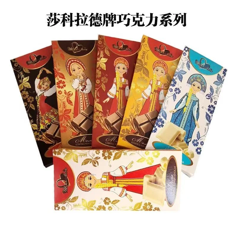 （瑞庆）日期到11月俄罗斯进口莎科拉德牌代可可脂巧克力制品90克