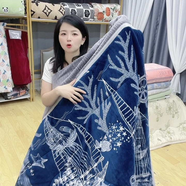 莱赛尔1.8×2沾污海底世界被子