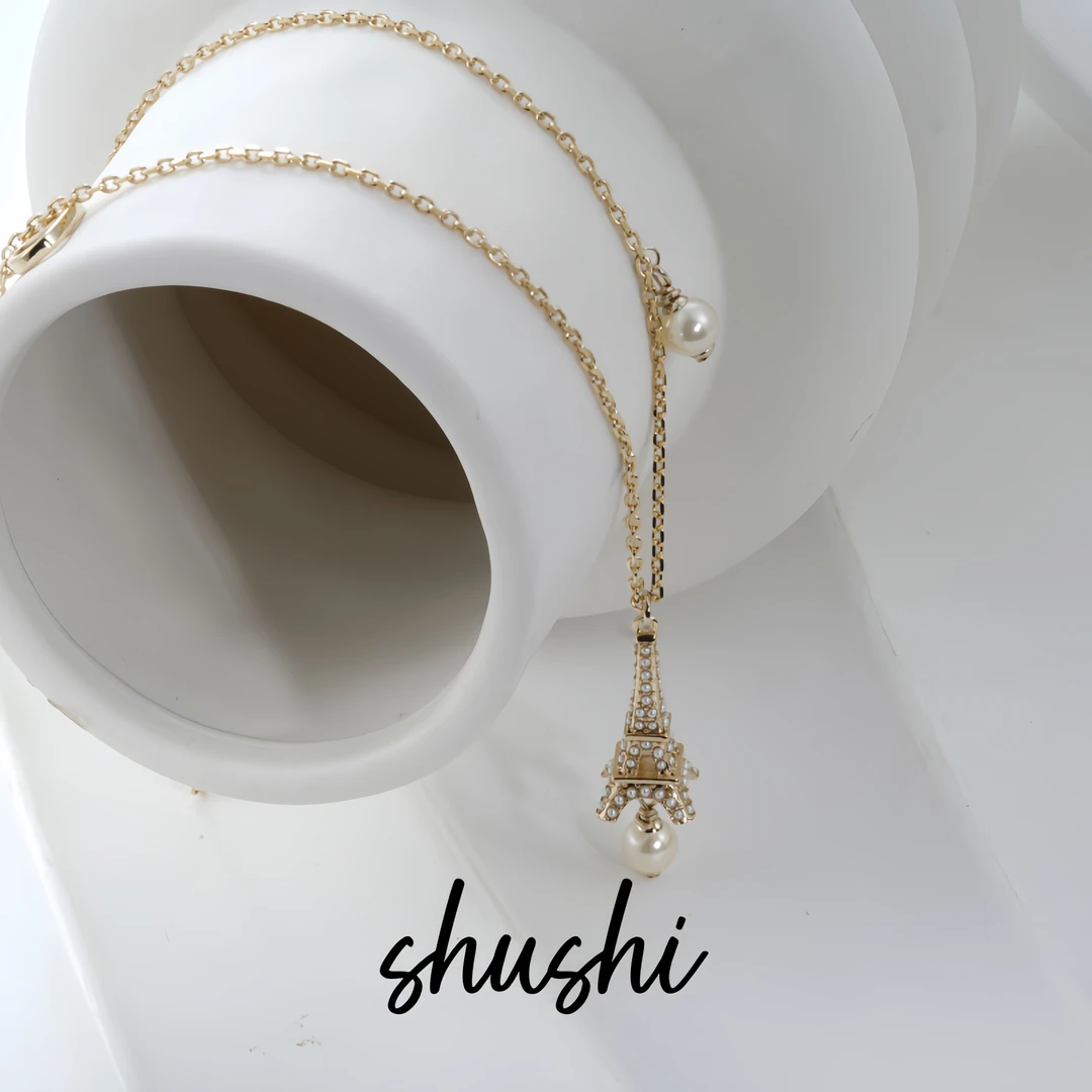 铜合金仿珍珠项链 时尚经典轻奢气质百搭项链8603（链长49+7cm）