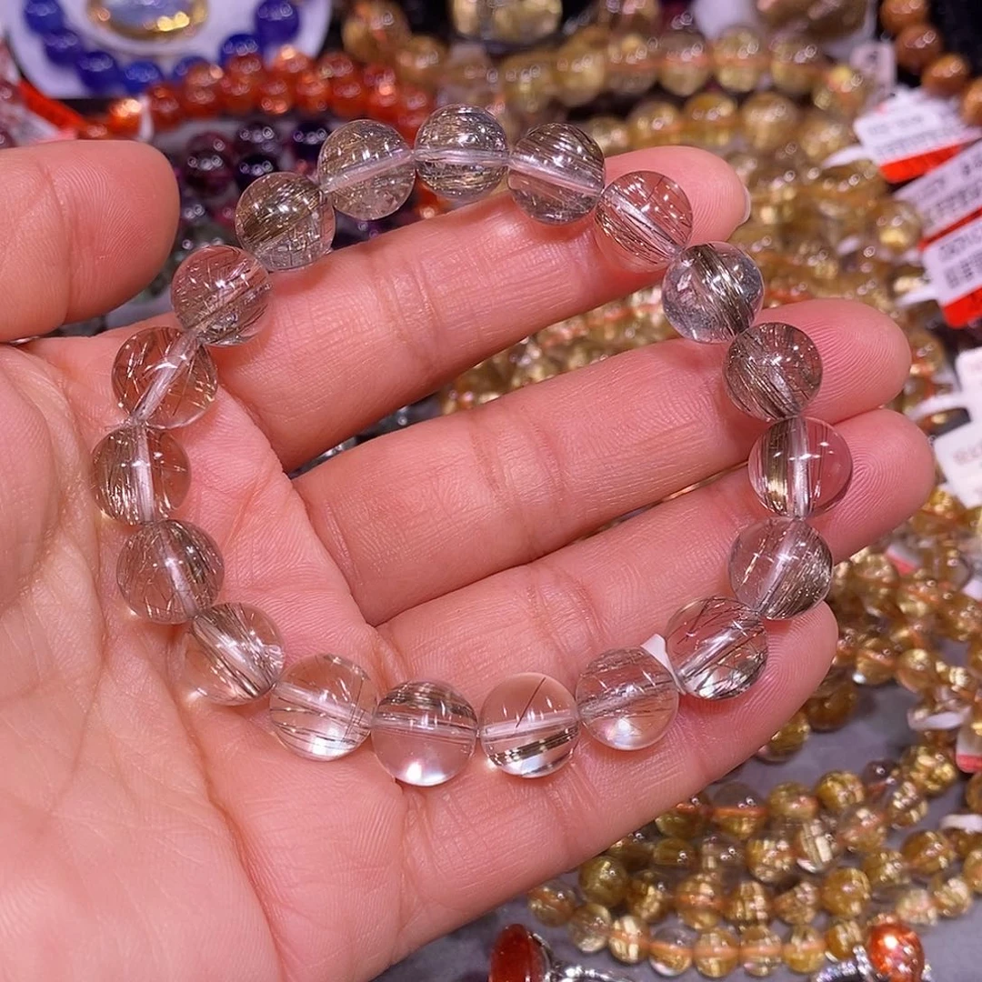 未镶嵌手链水晶魔鬼银发10.8