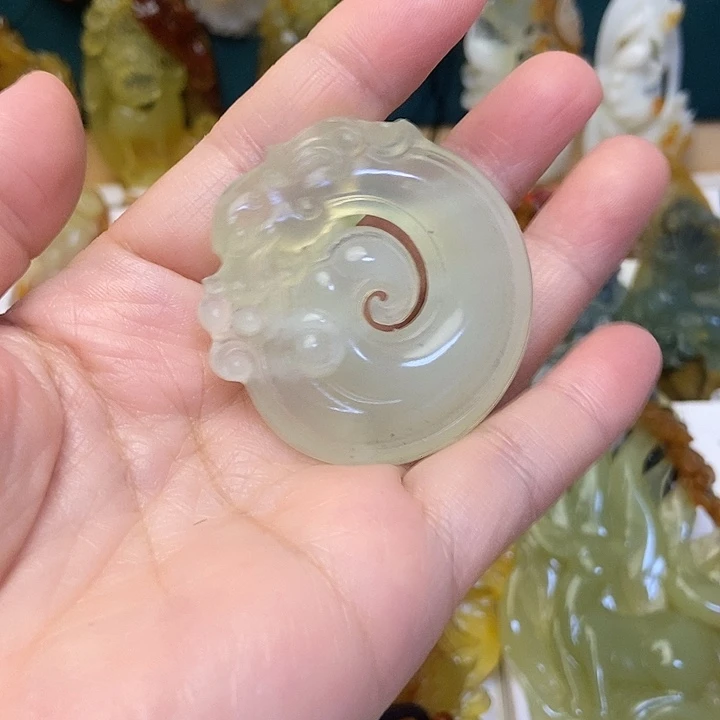 岫玉未镶嵌岫玉未镶嵌吊坠1