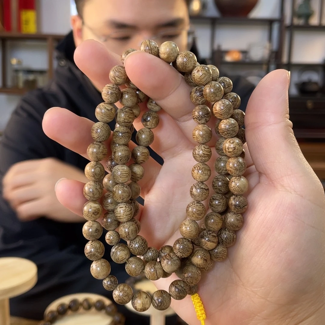沉香手串加里曼丹8mm,30.9g
