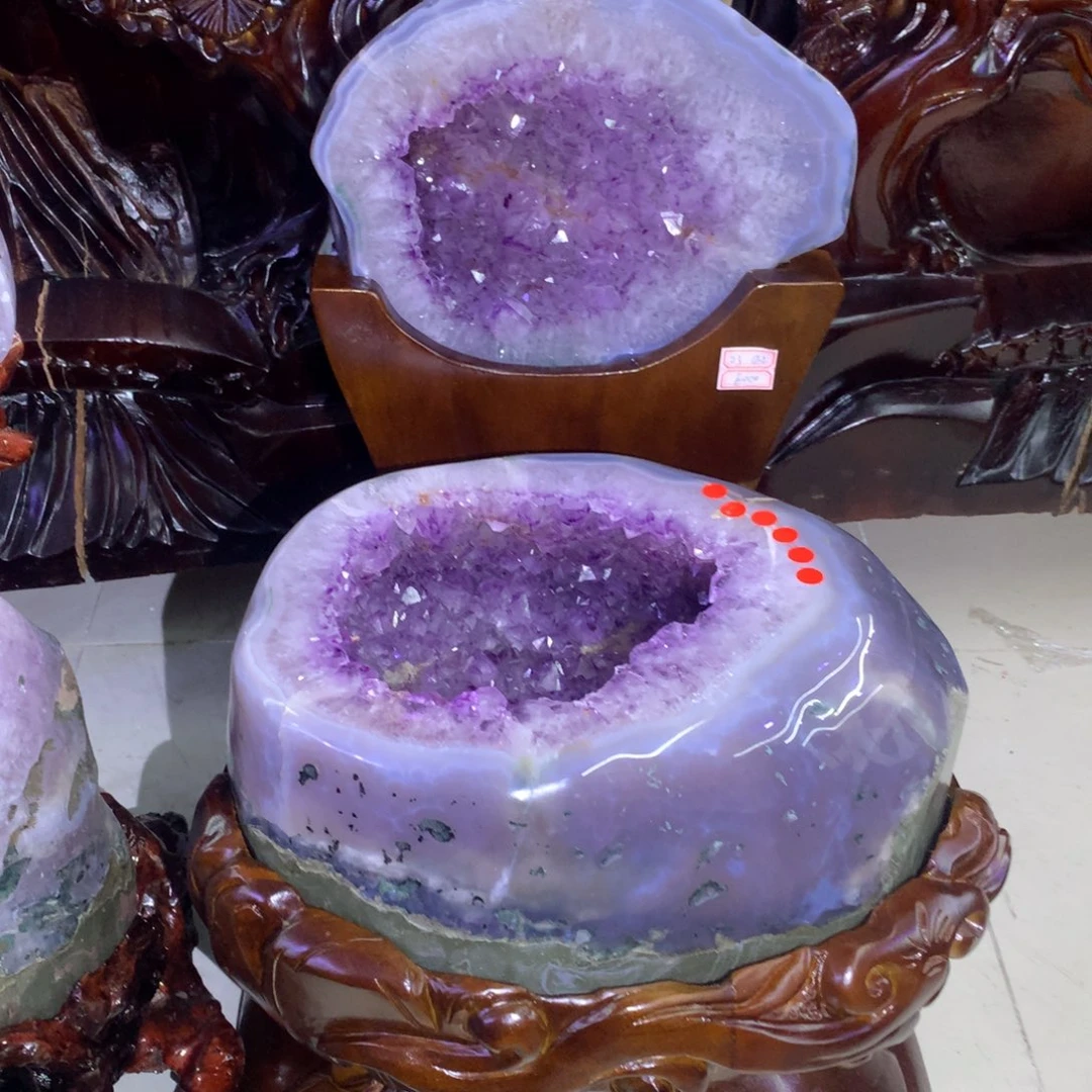 水晶摆件未镶嵌聚宝盆