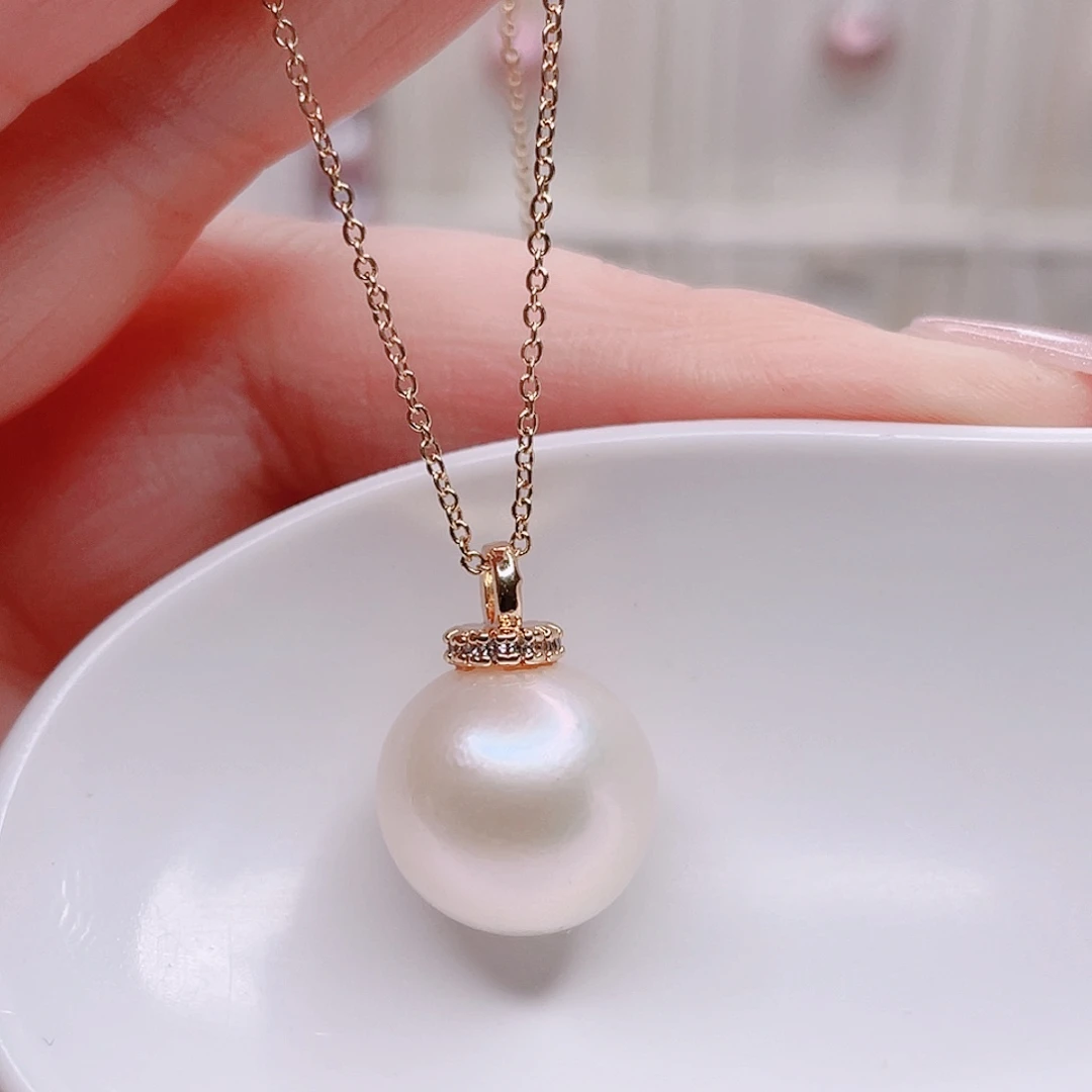 淡水珍珠吊坠(赠链)合金