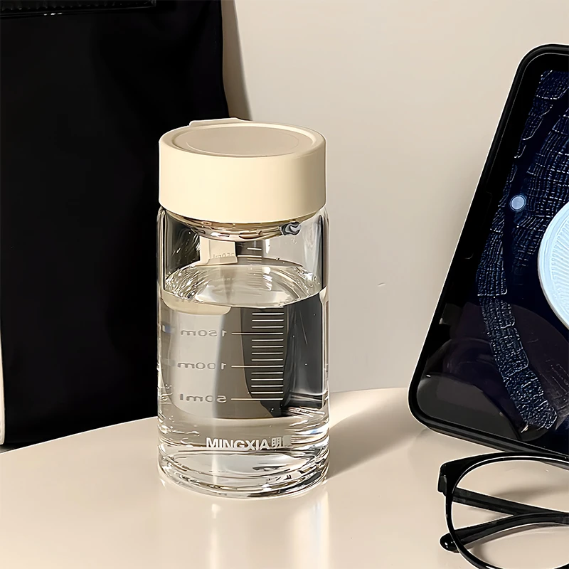 英国【轻奢】Coop Koop 小巧便携杯玻璃杯耐高温女高颜值夏透明刻度