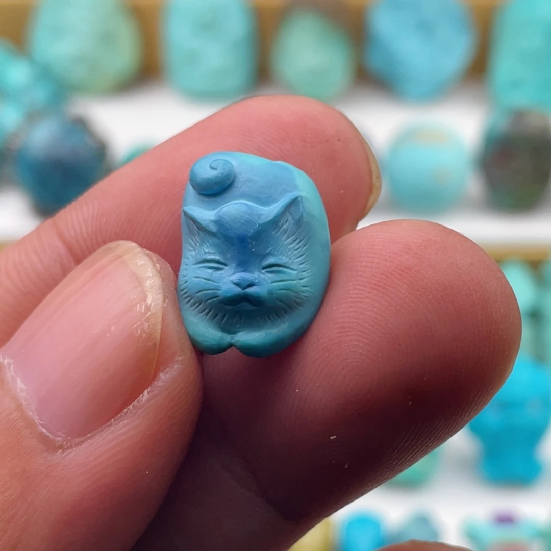 绿松石未镶嵌配饰