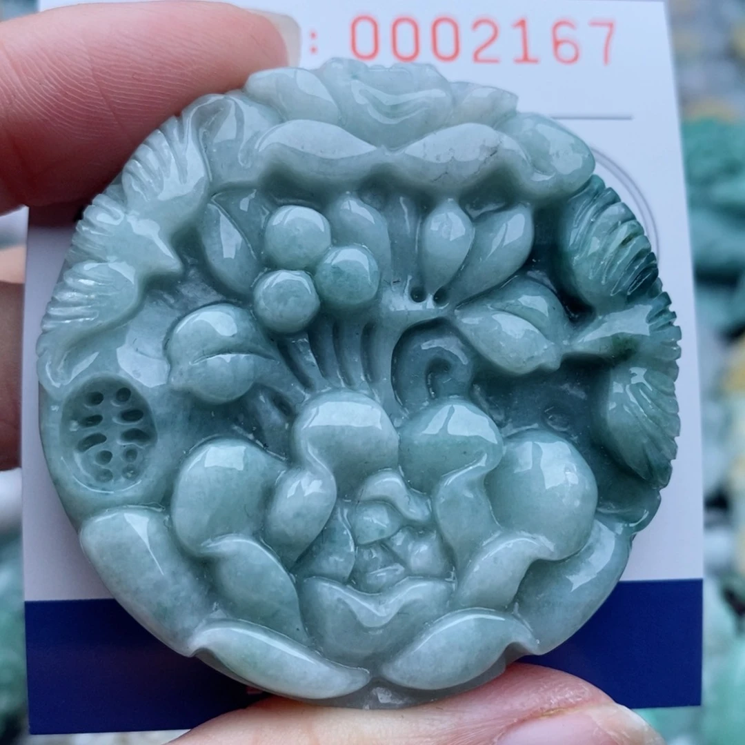 翡翠未镶嵌颈饰123456