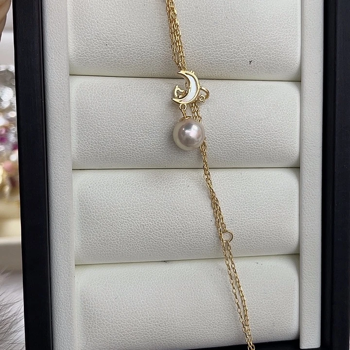 颈饰海水珍珠银S925镶嵌