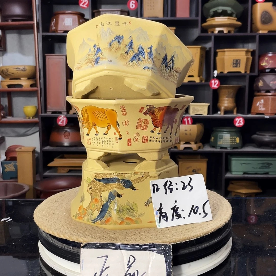 D-盆尚好紫砂花盆