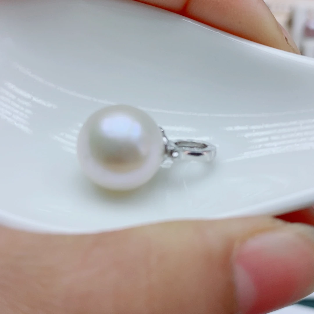 流***儿银S925镶嵌颈饰淡水珍珠