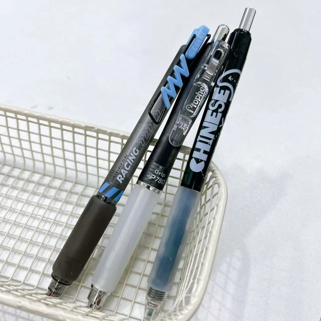 【黑墨/3支】C02软握黑杆巅峰+气泡+一起出发..掉封蜡不售后