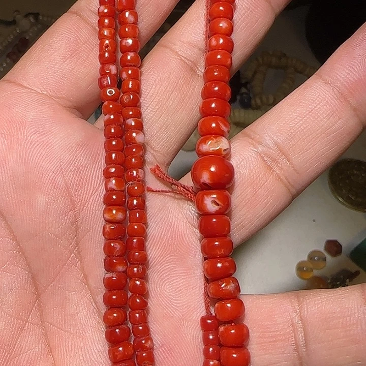藏区啊卡珠子好看漂亮