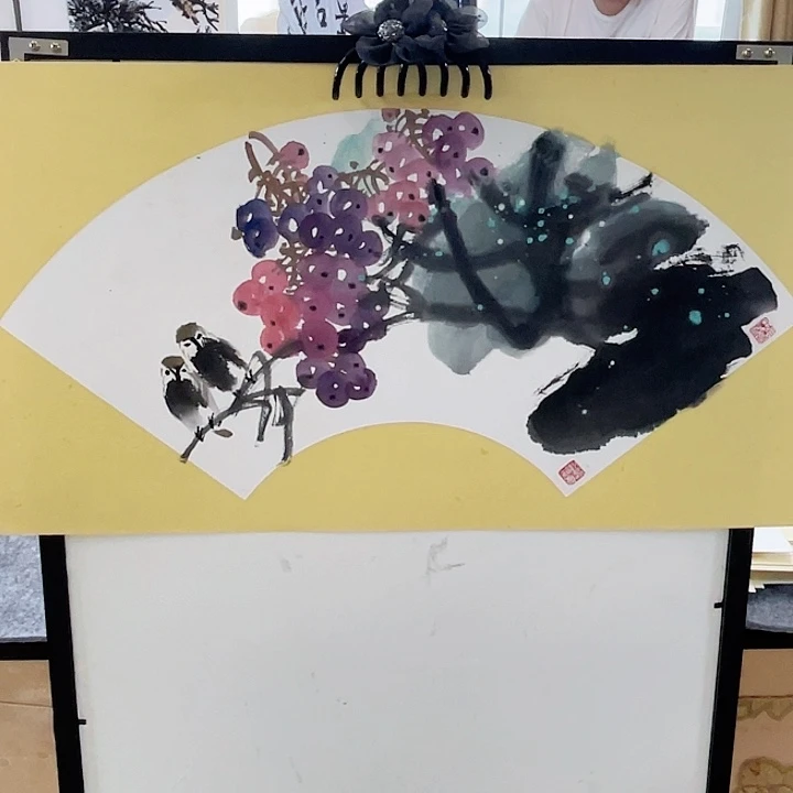 国画张圣敏先生纯手绘作品