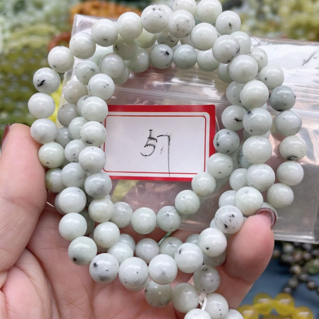 未镶嵌蛇纹石玉手串