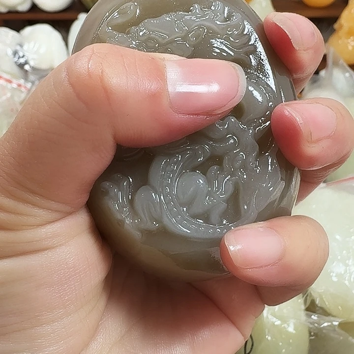 醒***悟砖雕石头手把件不退不换