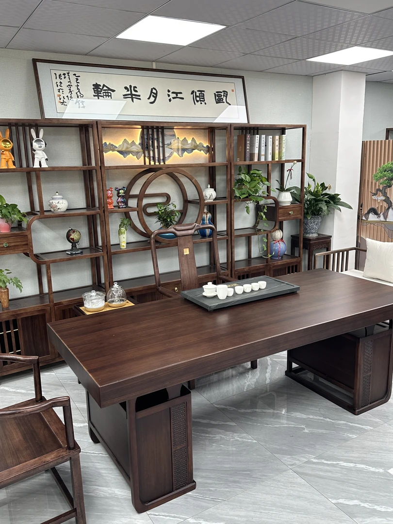 乌金木大板茶桌贵宾专属协商定制链接