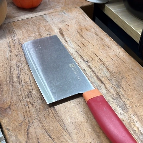 微瑕，不能明火，slr切菜刀红色样品