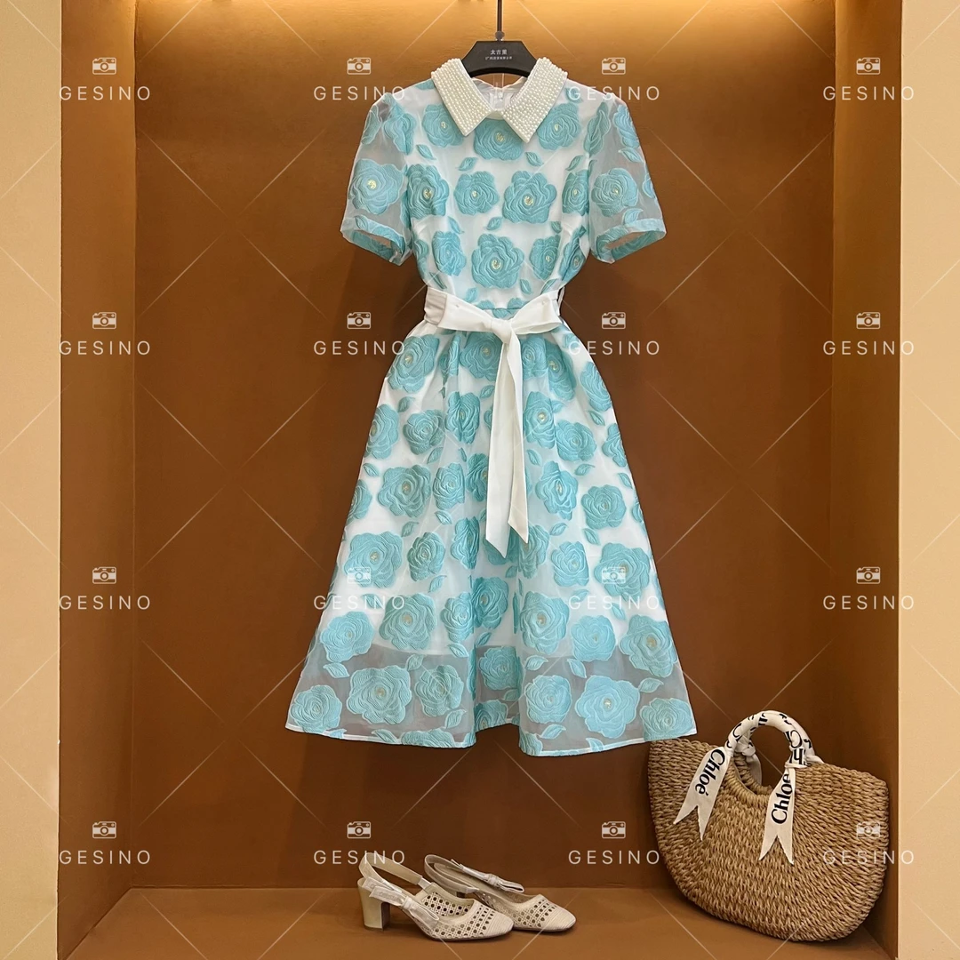 【G】春夏丨设计师款轻奢气质显瘦女装连衣裙 CX-2024201