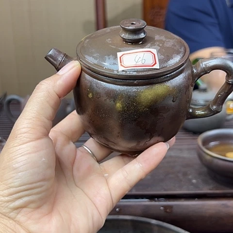 戬谷龙窑柴烧茶壶46