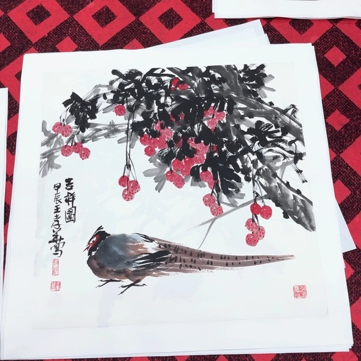 国画68/68纯手绘国画作品