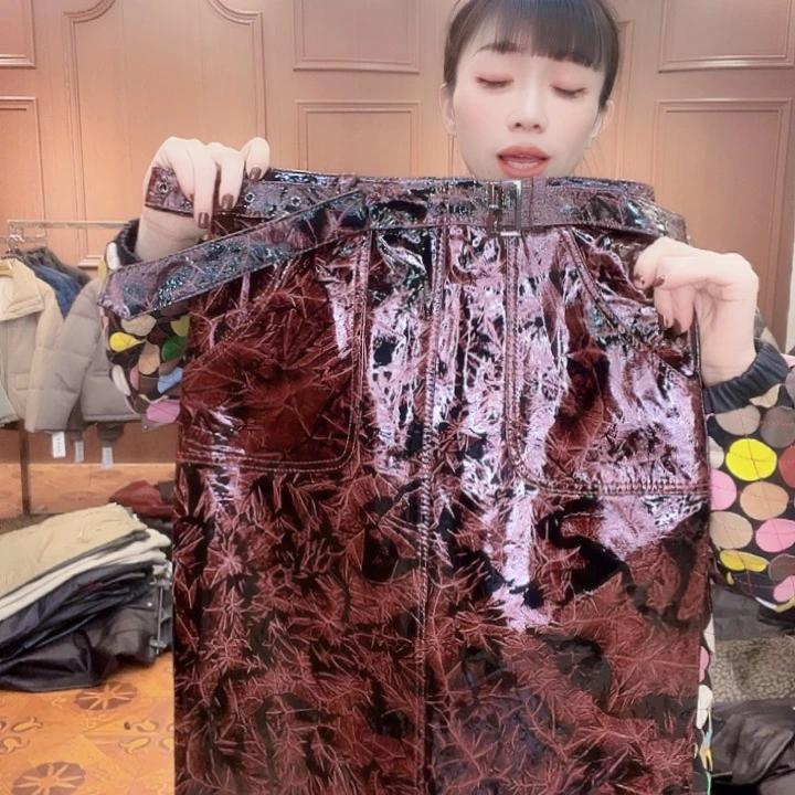 100……110斤皮长裙