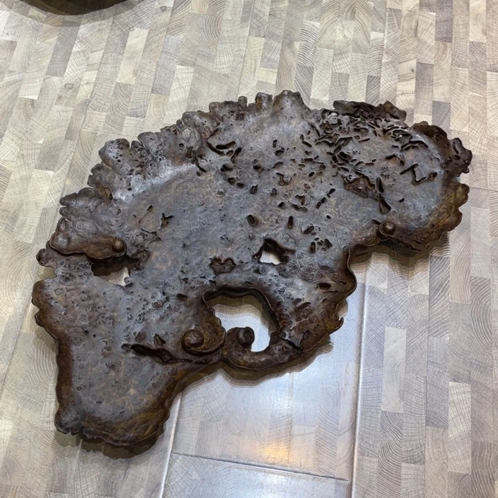 叶子茶盘茶道具摆件摆件