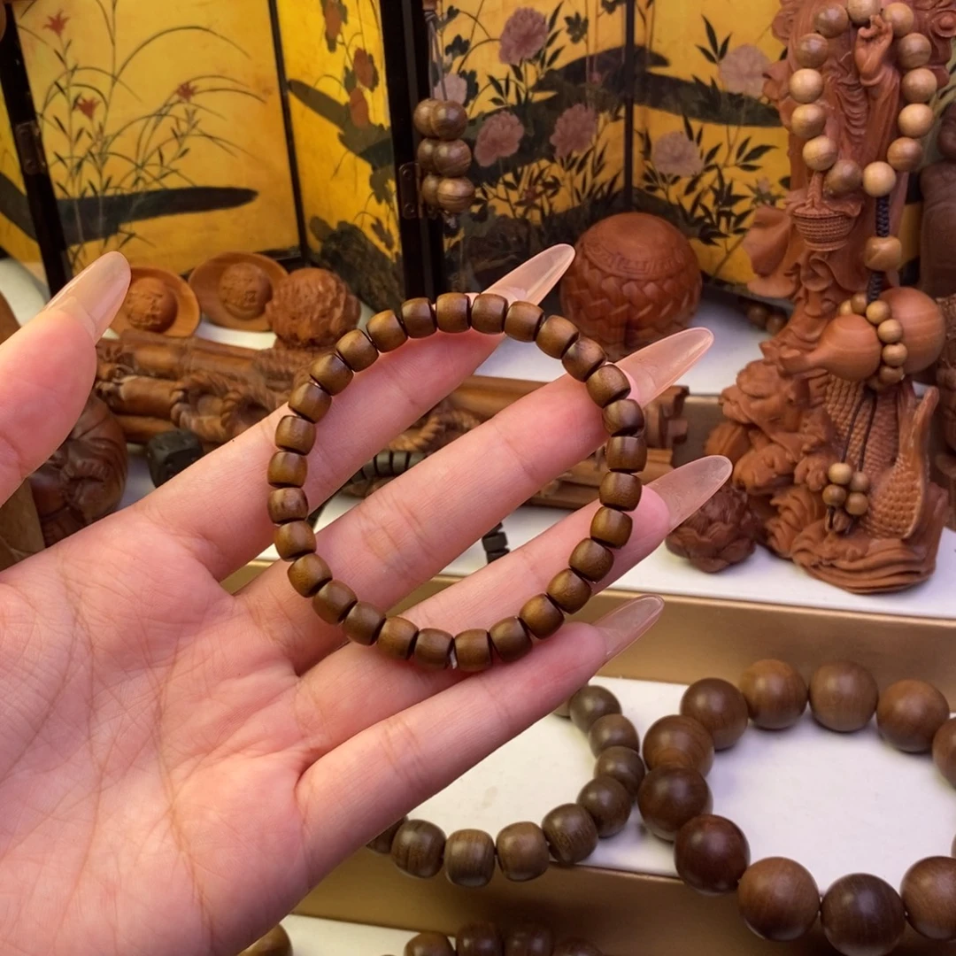 手串/手链檀香木奶香6.7单圈瑕疵