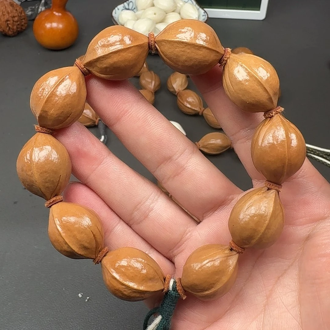 橄榄核手串/手链1926原生态精挑梅林铁核放漏福利