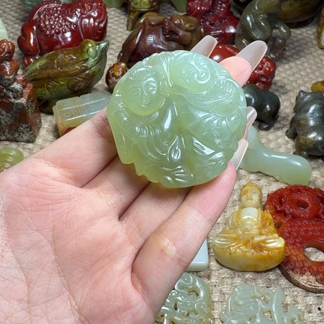 吊坠白玉菩提挂件